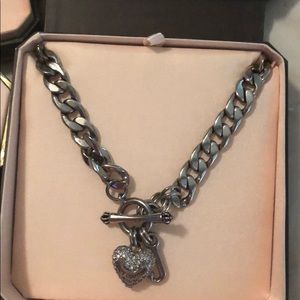 Juicy Couture choker, bracelet and earrings!